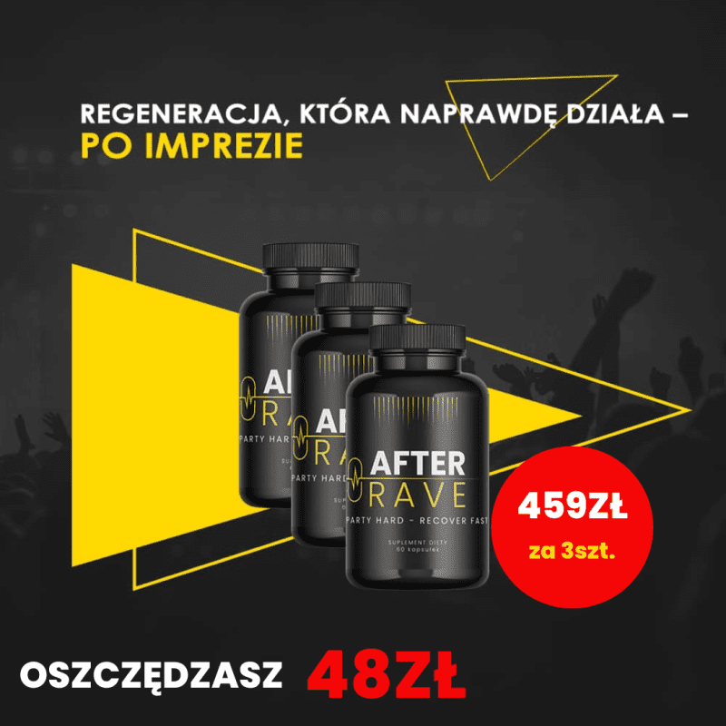 3x After Rave  60 kaps. - 24 imprezy - tylko 19,1 zł za imprezę!